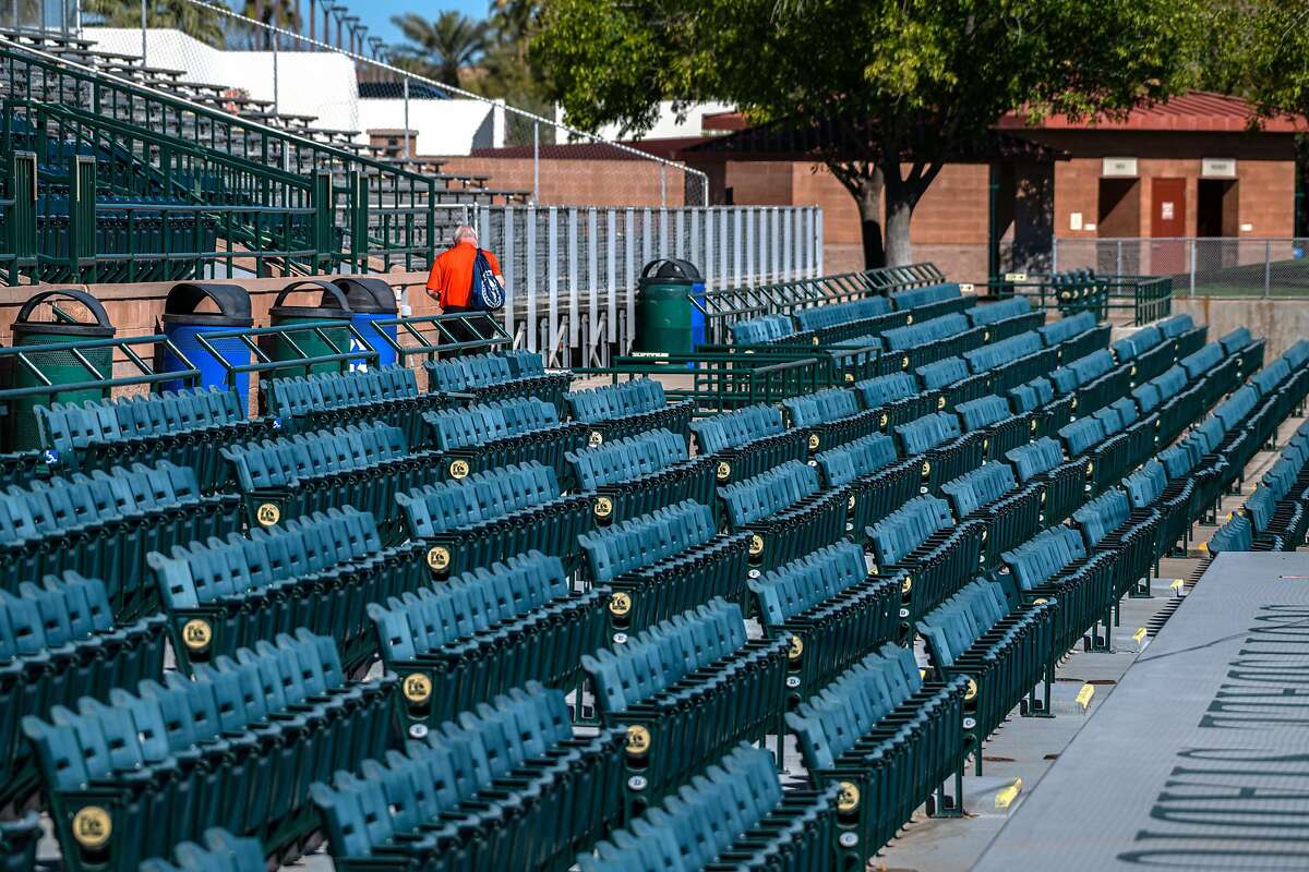 Scottsdale Stadium Panorama, Giants Spring Training Game