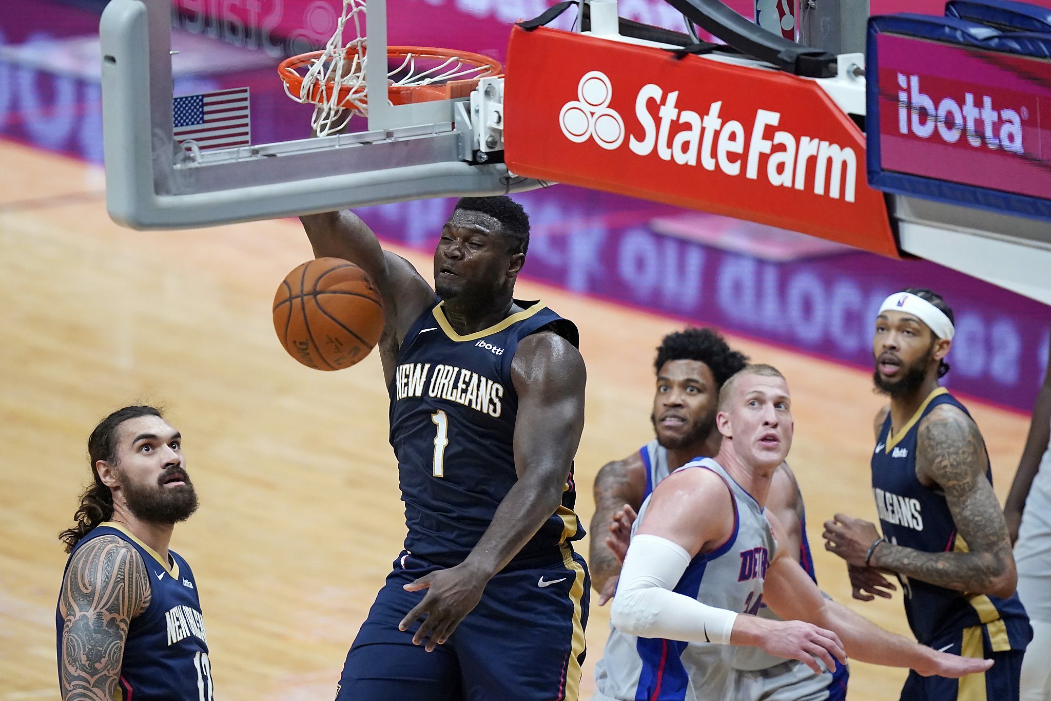New All-Star Zion Williamson leads Pelicans past Pistons