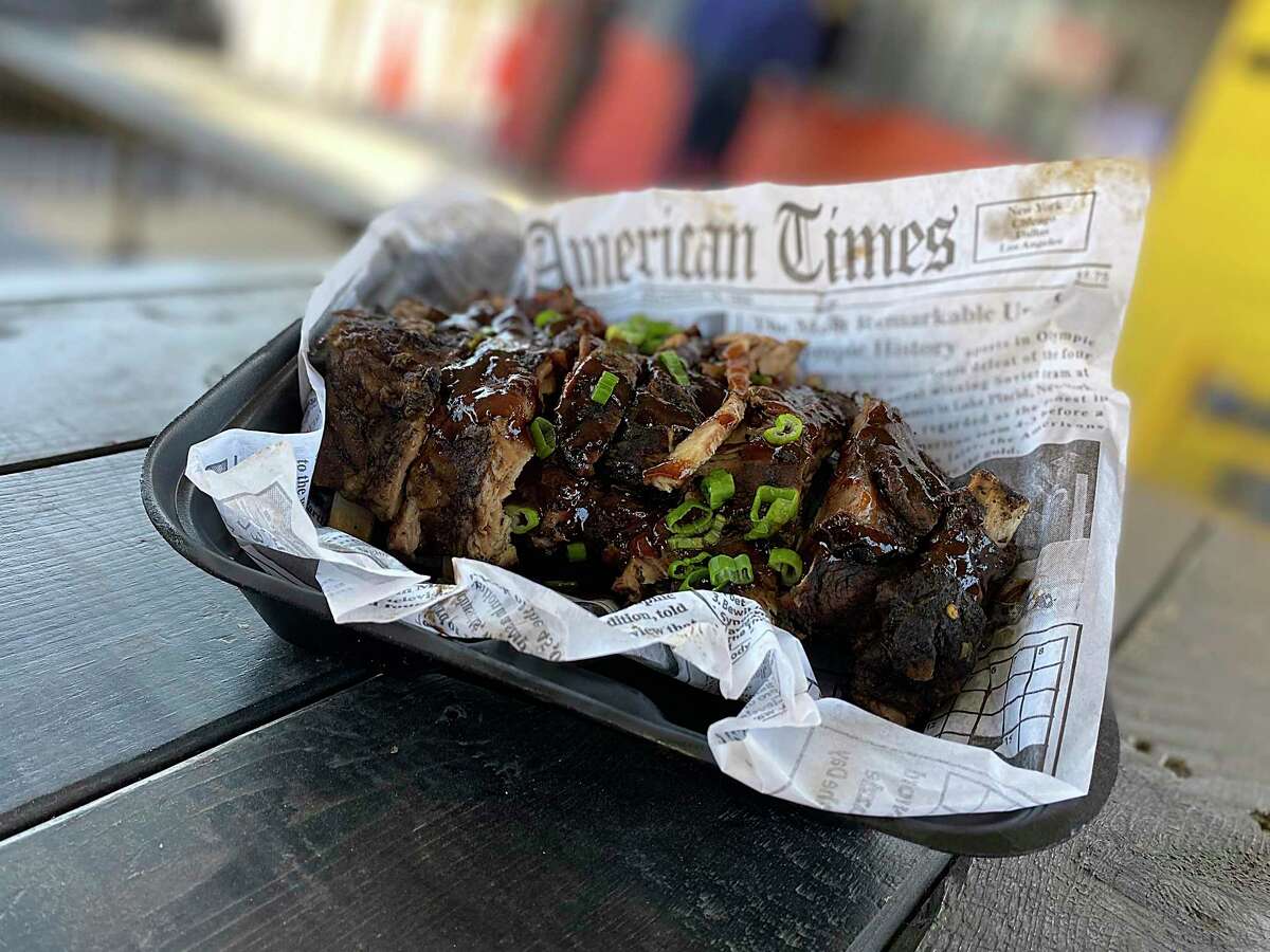 Jamaican jerk pork ribs are new to the menu at The Jerk Shack on Matyear Street on San Antonio's West Side.