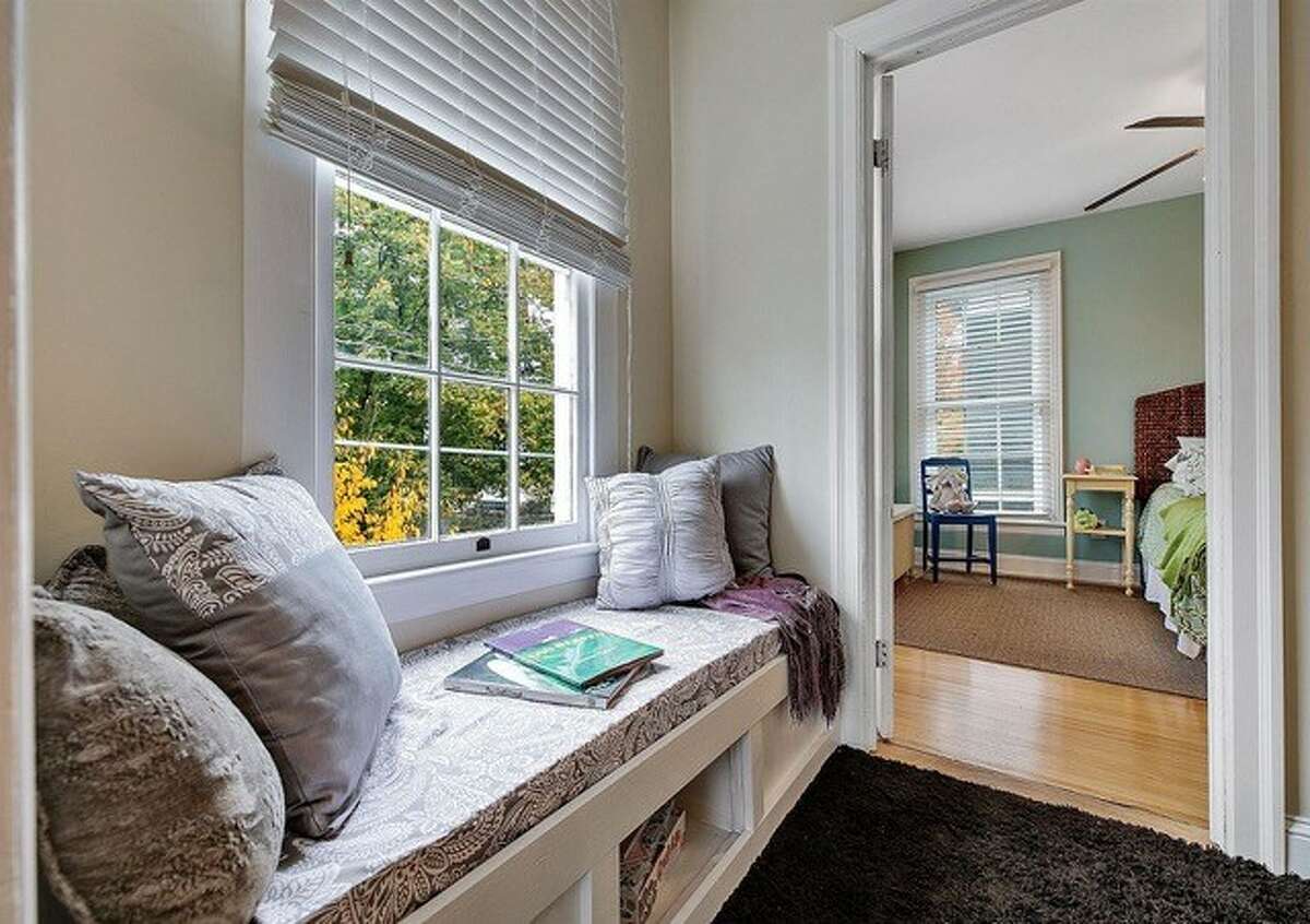 Mary Gage-Los built this window seat in her recently sold Phila Street home in Saratoga Springs.