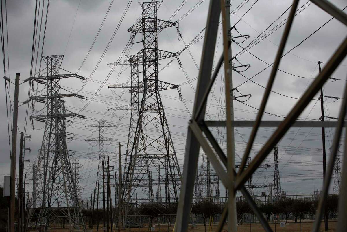 Power lines in Houston. The Public Utility Commission’s order to push prices to the state maximum of $9,000 per megawatt hour during the power crisis has become controversial.