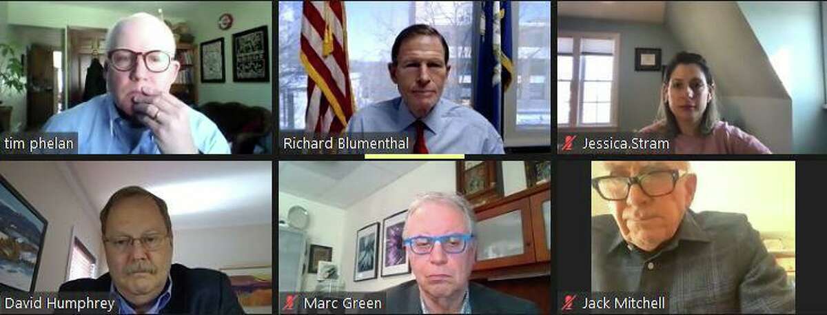 Sen. Richard Blumenthal, D-Connecticut, held an online forum with the Connecticut Retail Merchants Association on Friday, Feb. 27, 2021 to hear the concerns of retailers around the state.