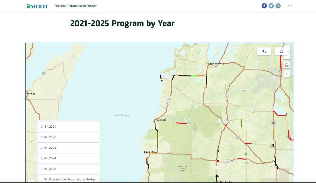 Here’s what to expect for MDOT roadwork for Manistee County
