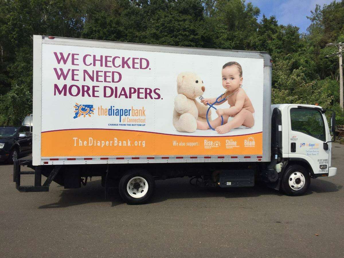 The Diaper Bank truck.