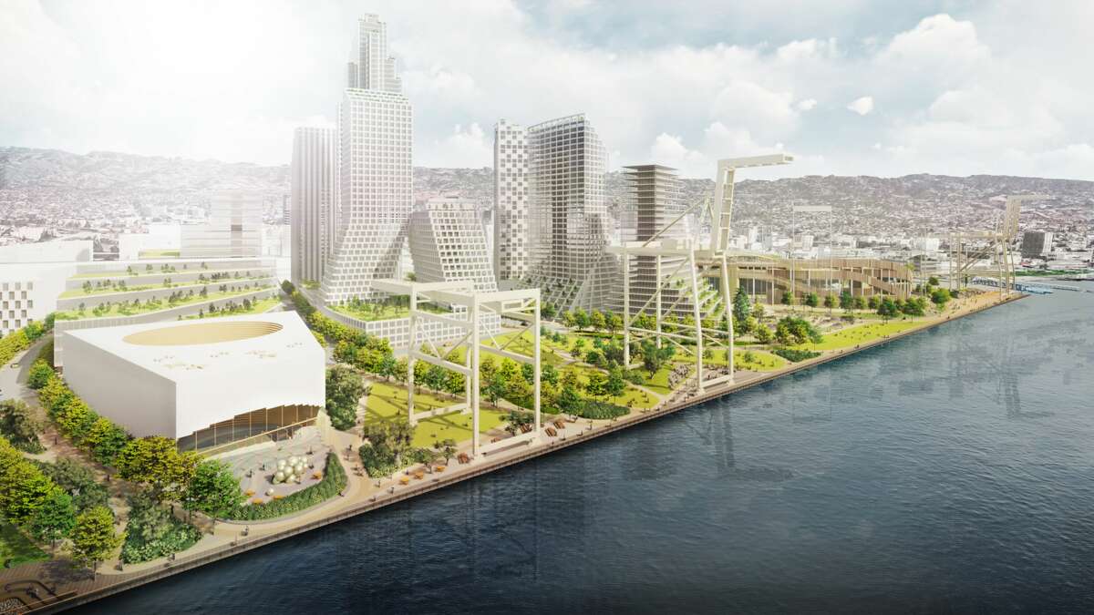 Oakland A's redesign proposed Howard Terminal stadium - again