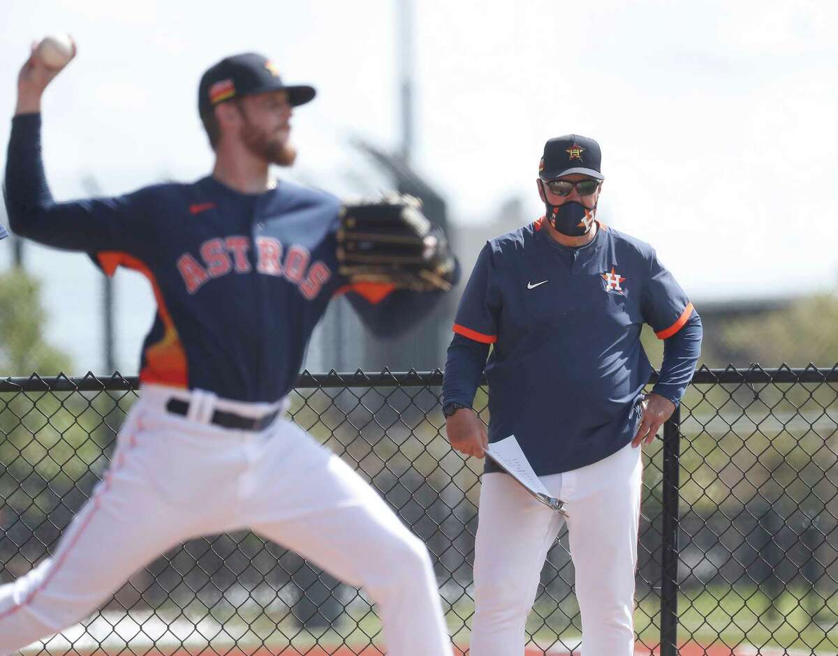 Zack Greinke joins Astros at spring training