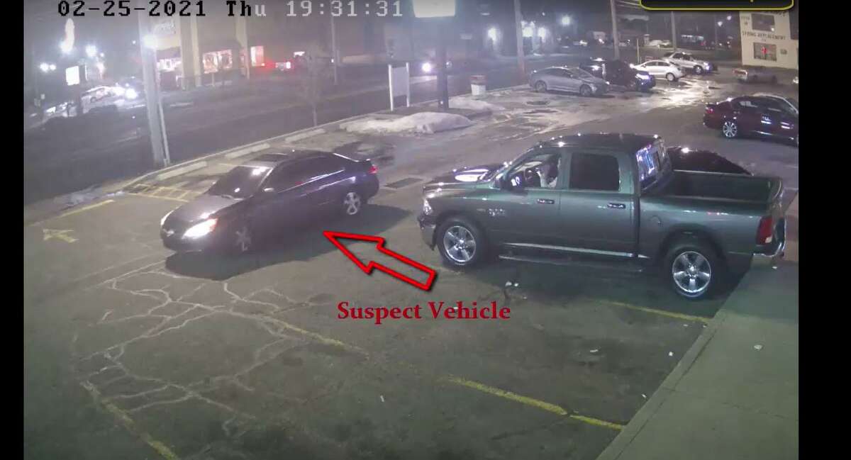 BRIDGEPORT - Police are asking for the public's help identifying this vehicle believed to have been involved in a shooting on North Avenue on Thursday, Feb. 25, 2021
