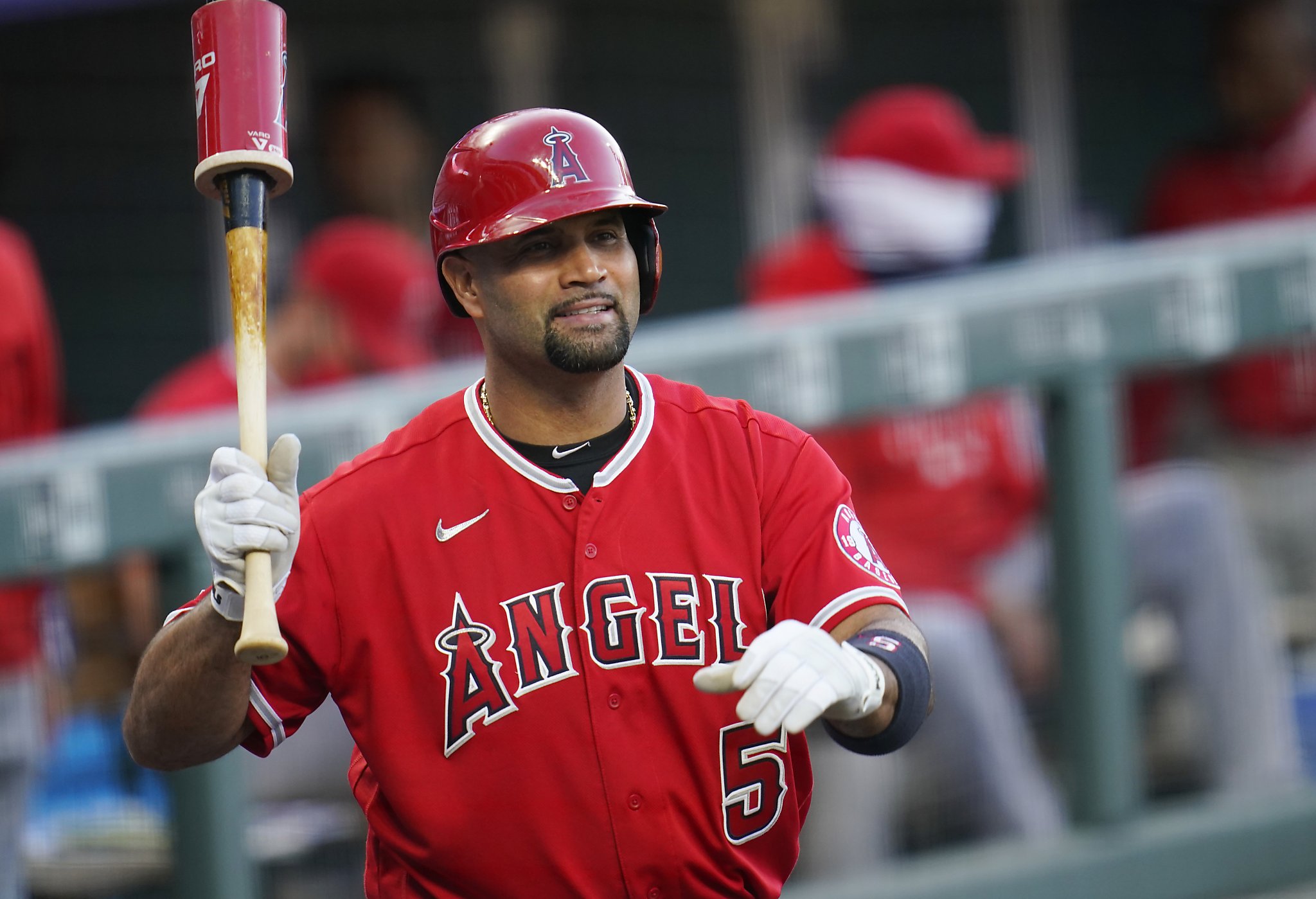Albert Pujols says he&rsquo;ll decide future after season with Angels