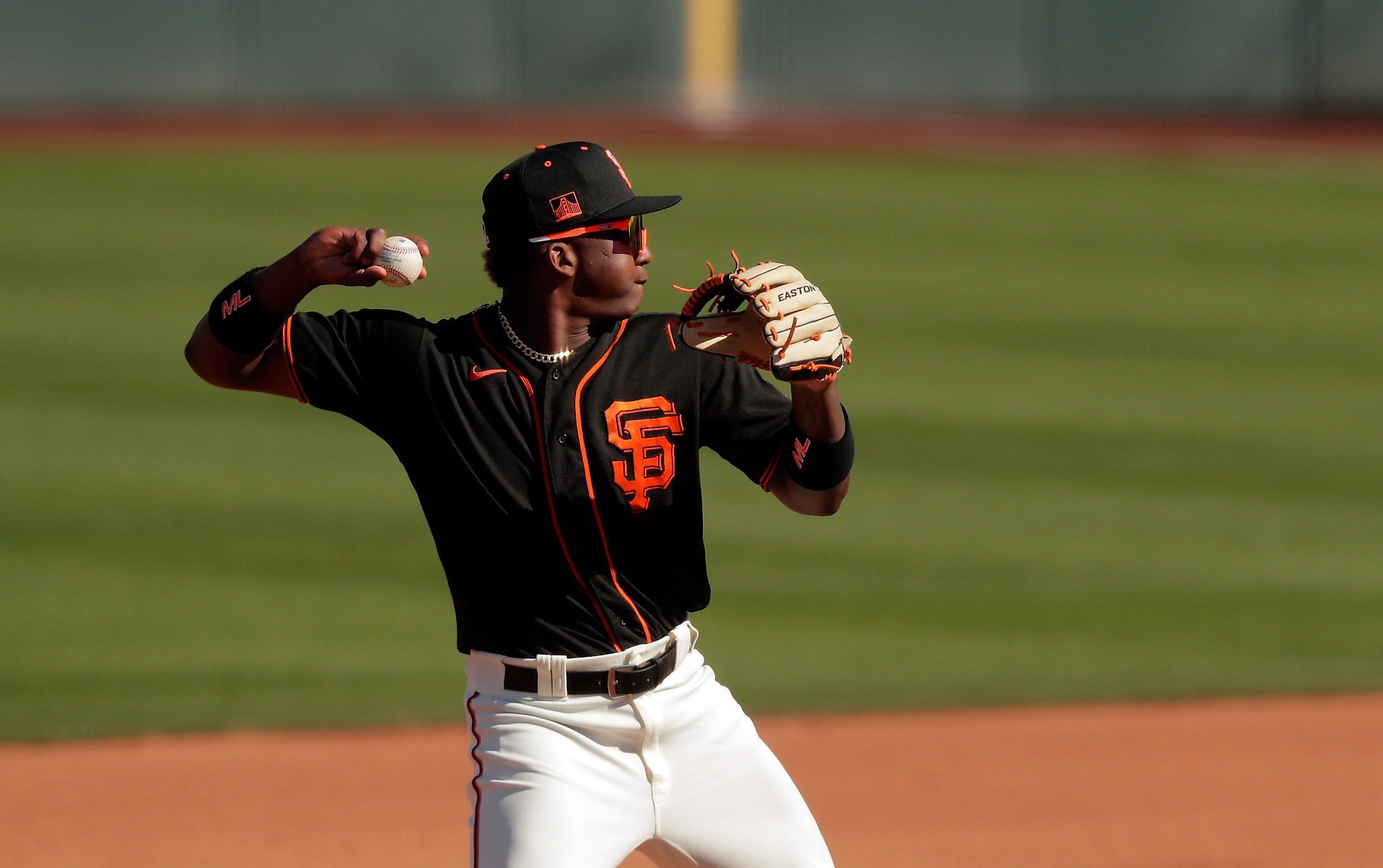 Giants' top prospect Marco Luciano, 19, envisions getting called up in a  year
