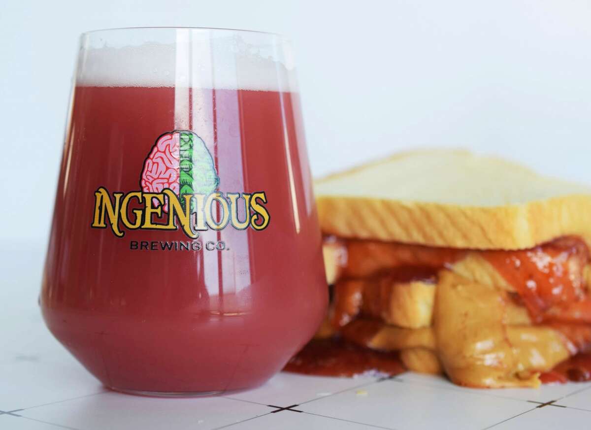 Ingenious Brewing's Peanut Butter and Jelly Wheat Beer.