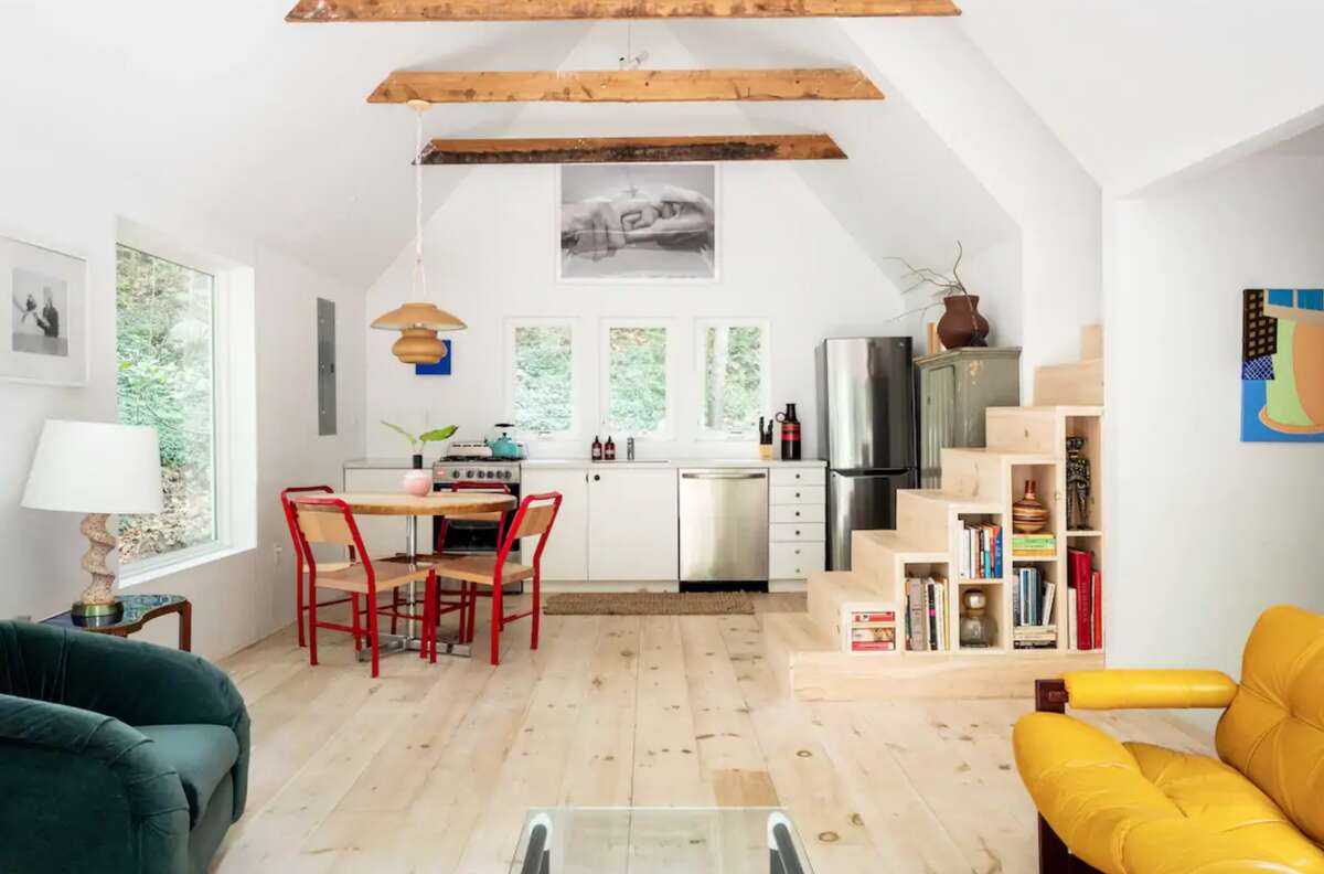 Modern forest cabin, Cornwall