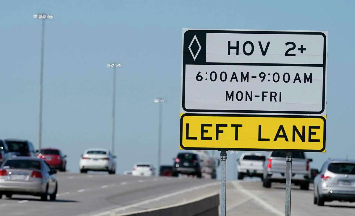 hov lanes are marked with hov lanes are marked with