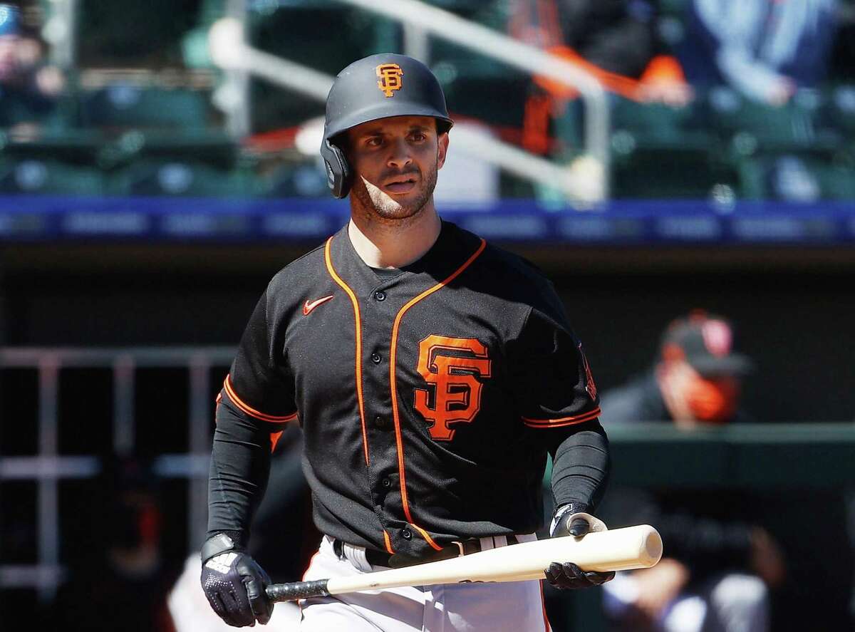 Logan Webb had to wear a Warriors jersey to batting practice after