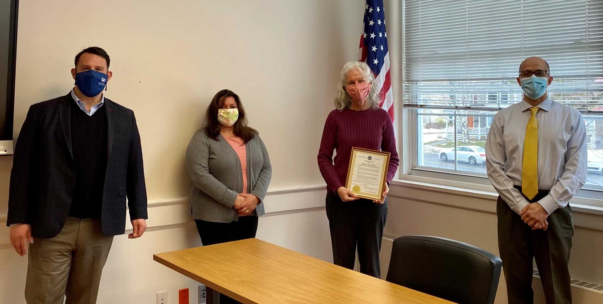 Treasurer named Milford employee of the month - Vimarsana News