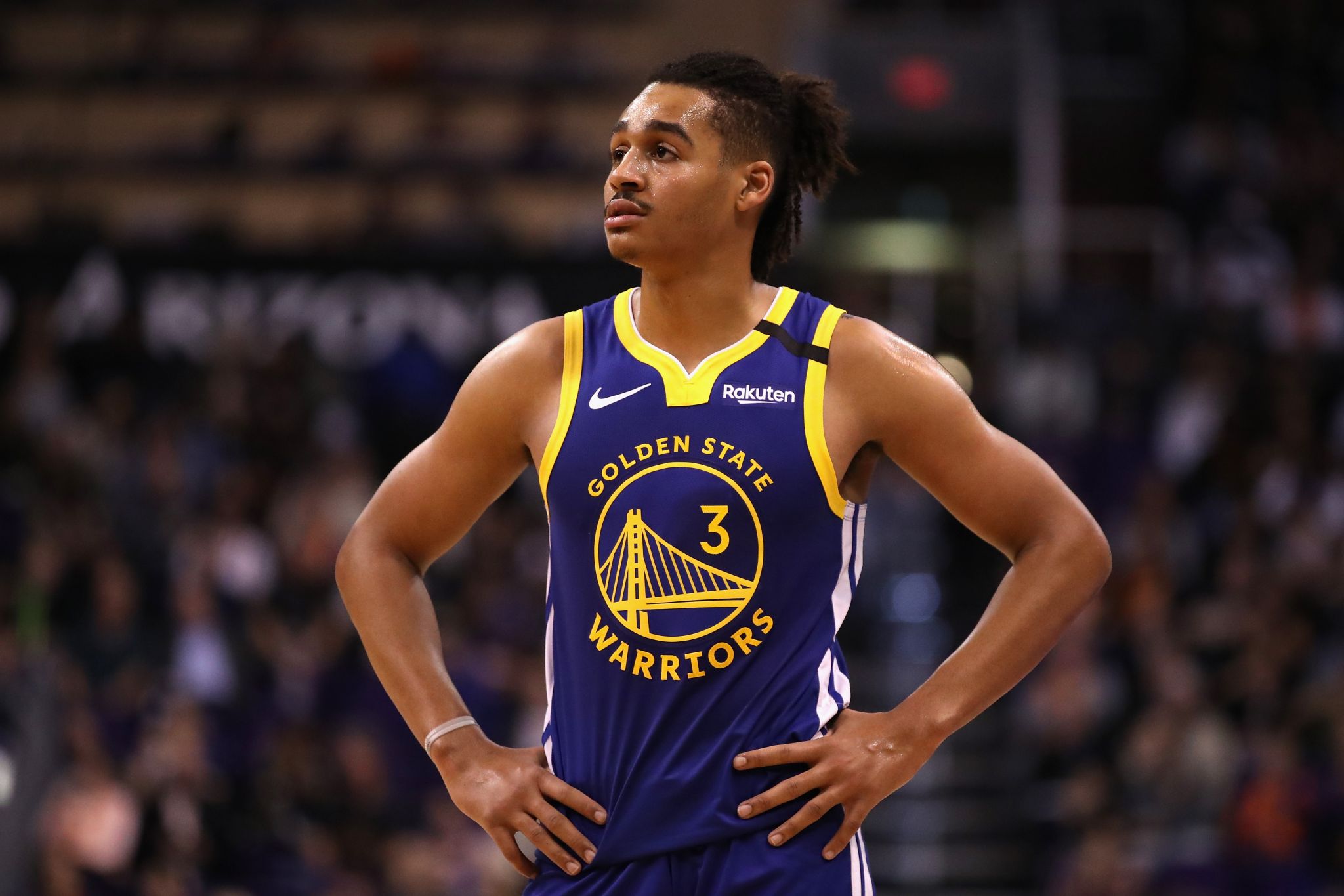 Jordan Poole Golden State Warriors Post Ombre Name & Number T