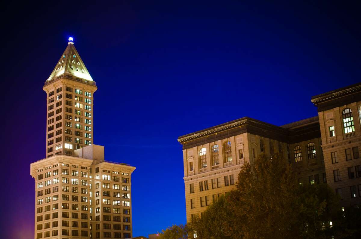 The penthouse of Seattle's historic Smith Tower is up for rent