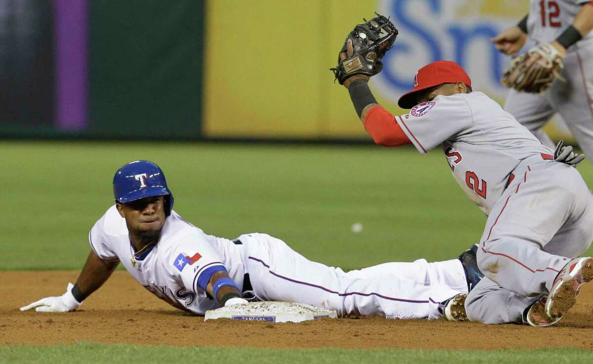 New A’s shortstop Elvis Andrus has 305 career stolen bases, the second most among active MLB players.
