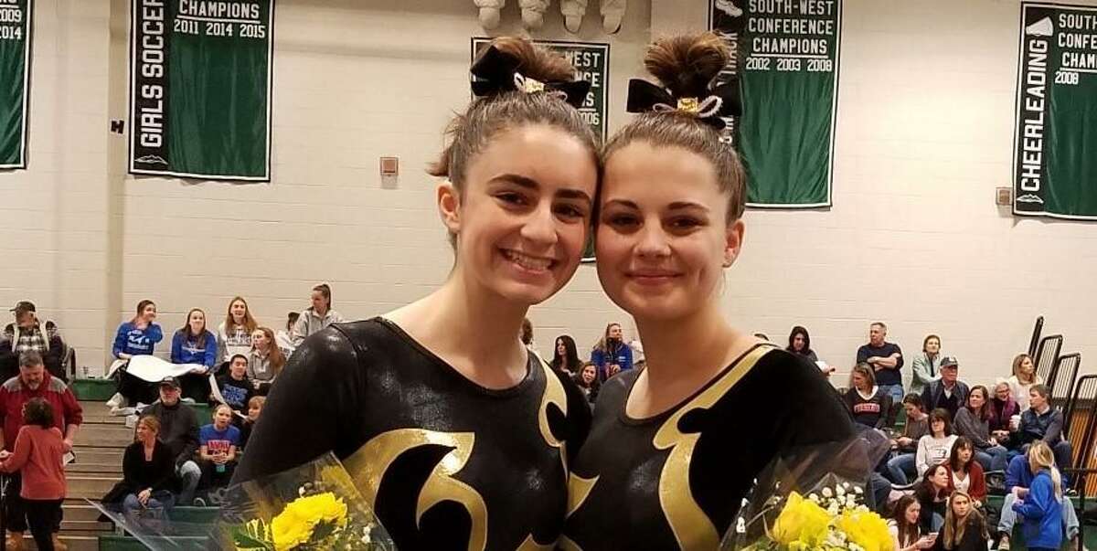 Catherine Burns and Emma Nelly earned All-State honors for the 2020 SCC champions.