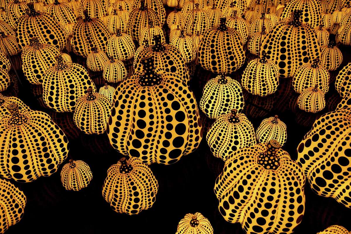 Yayoi Kusama’s “All the Eternal Love I Have for the Pumpkins” is the second of the artist’s infinity rooms to be shown at the McNay Art Museum.