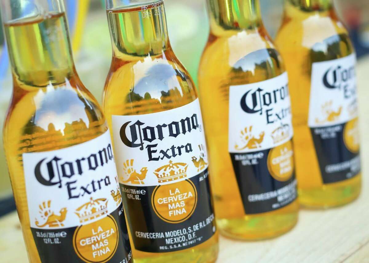 Bottles of Corona beer are pictured. (Photo courtesy of Getty Images)