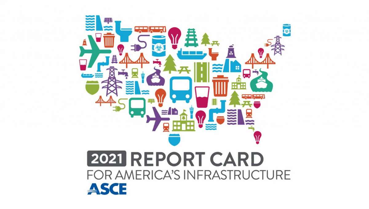 The American Society of Civil Engineers presented the U.S. infrastructure grades at its "2021 Report Card for America’s Infrastructure" Zoom event, on March 3, 2021.
