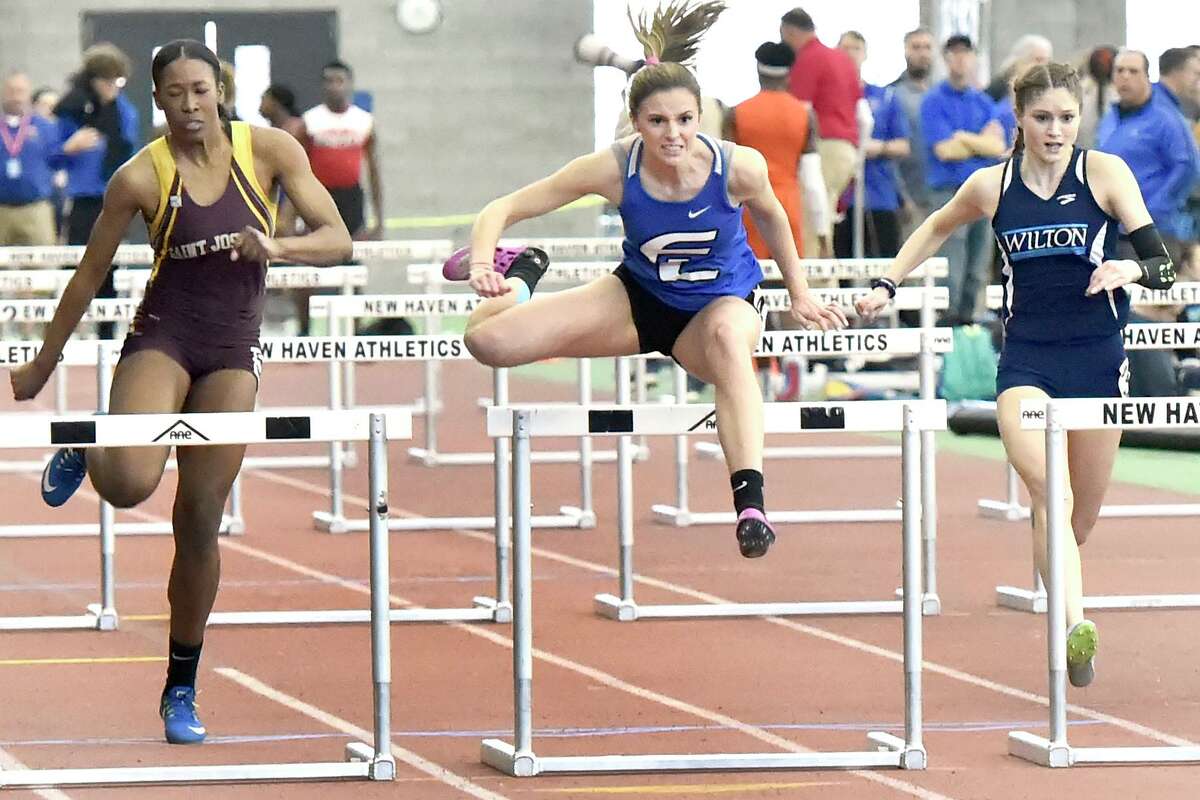 Story photo for Track athletes competing at out-of-state events due to short CIAC indoor season