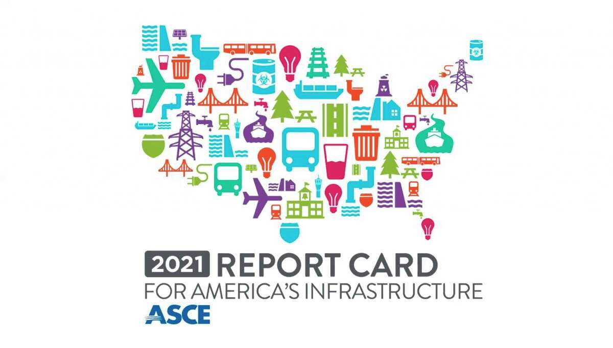 The American Society of Civil Engineers presented the U.S. infrastructure grades at its "2021 Report Card for America's Infrastructure" Zoom event, on March 3, 2021.