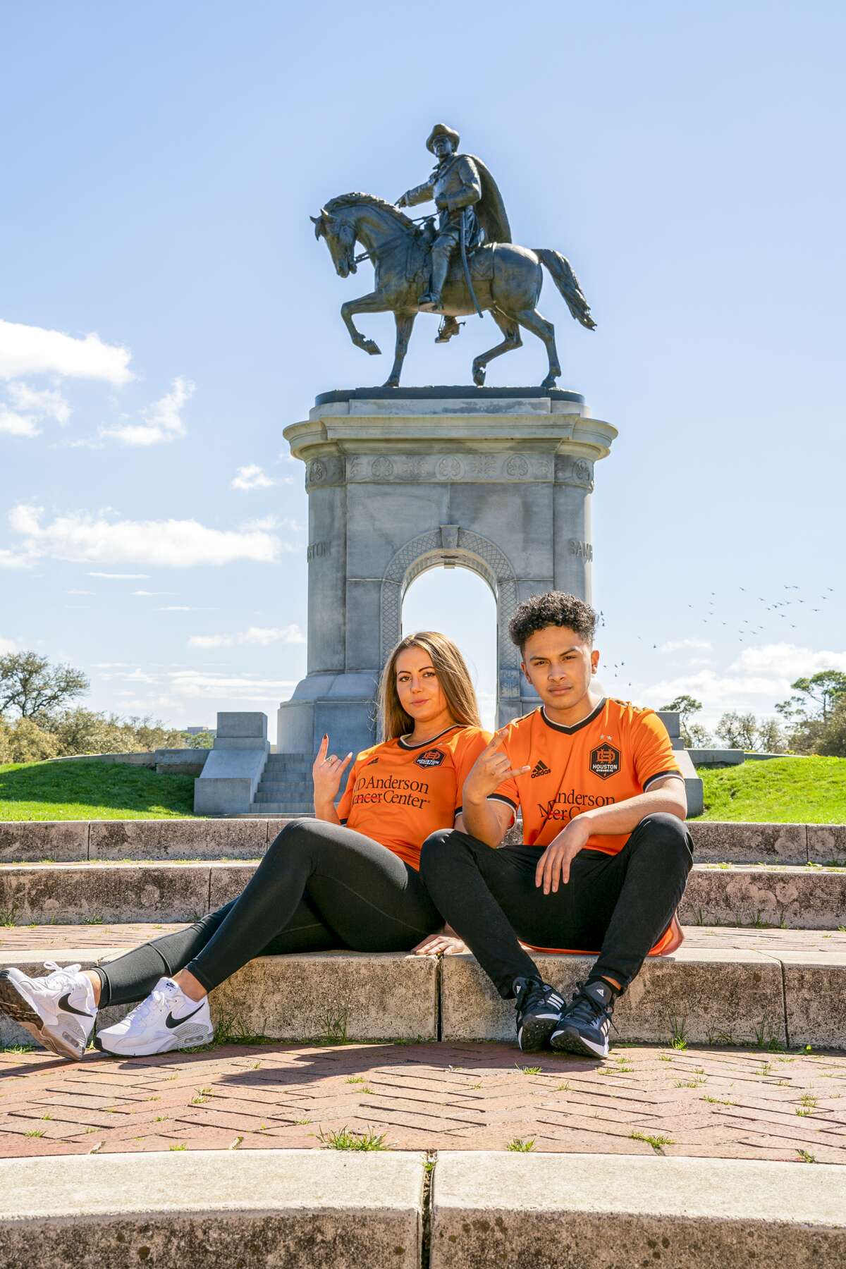 A look at the main kit the Houston Dynamo will wear in the 2021 season.