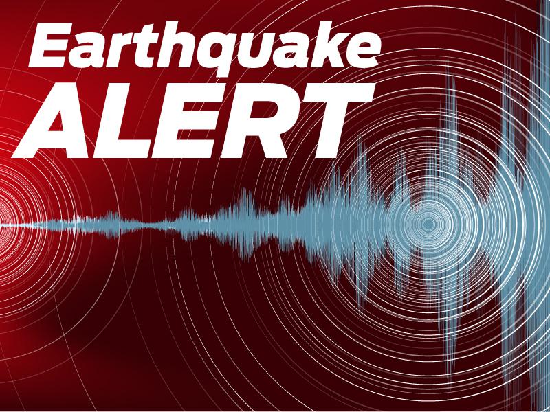 An initial earthquake measuring 4.8 on the Richter scale rips the coast of Northern California near Eureka