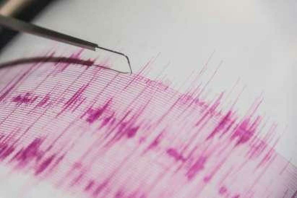 Earthquake Richter Scale at the U.S. Geological Survey. A 2.8-magnitude quake rattled the East Bay.
