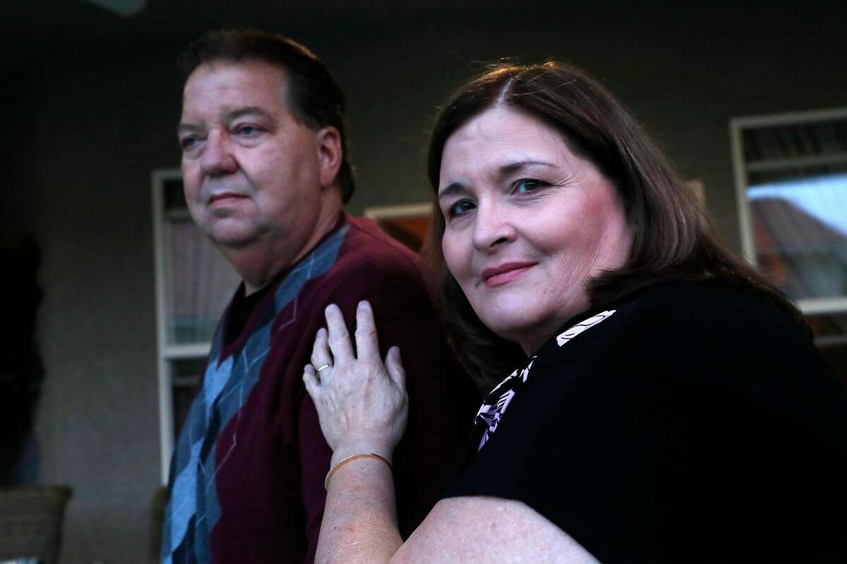 Michael Neky and Gina Pallotta at their home in Modesto.