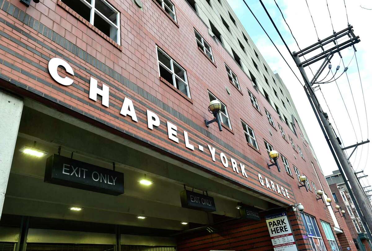 New Haven, Connecticut - Thursday, March 4, 2021: Chapel - York Garage in New Haven which has changed its operating procedures for COVID-19.