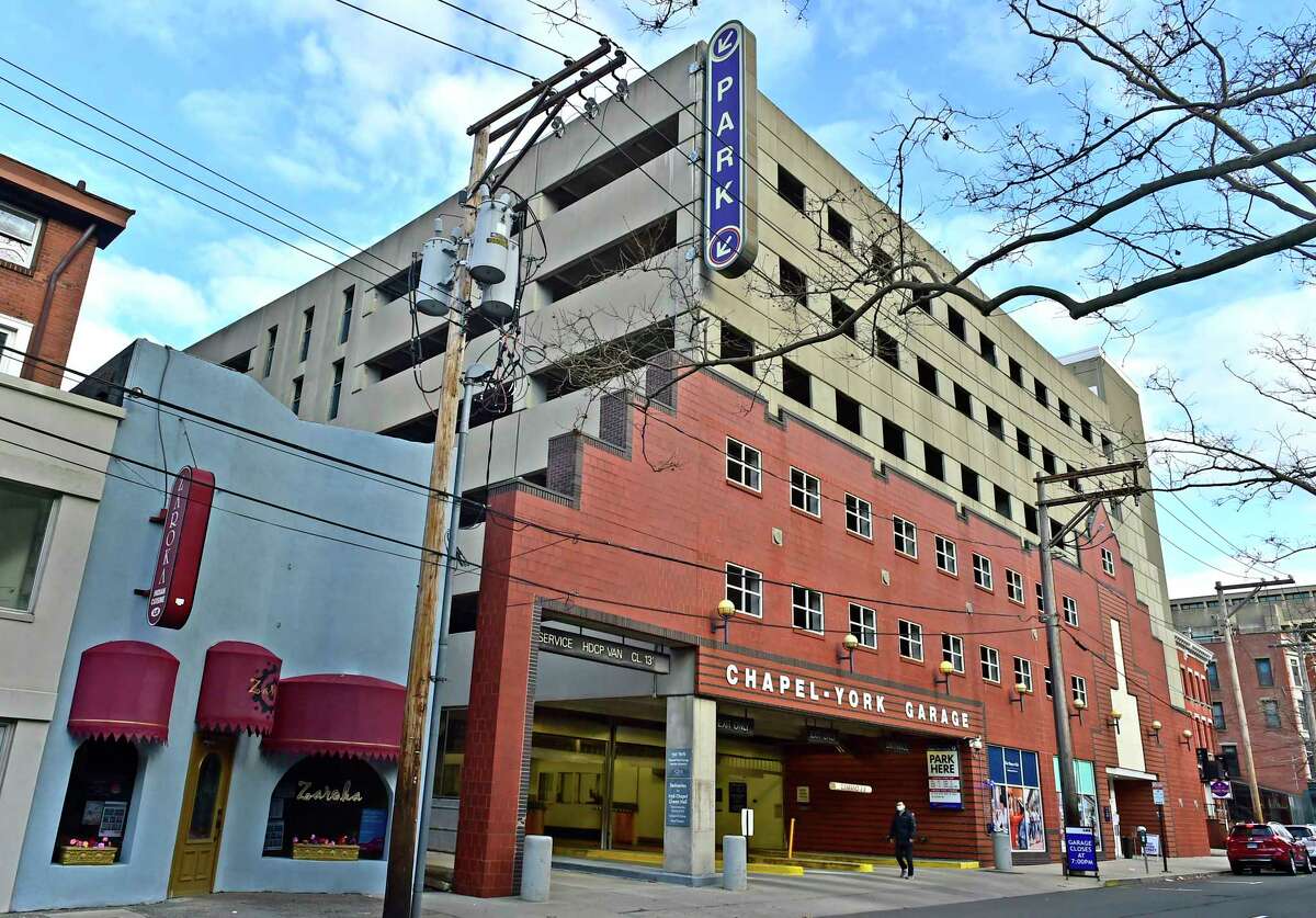 New Haven, Connecticut - Thursday, March 4, 2021: Chapel - York Garage in New Haven which has changed its operating procedures for COVID-19.