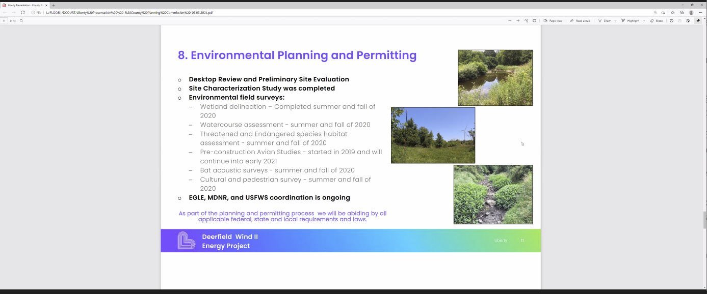 Planners hear from Deerfield Wind Energy 2 developers - Vimarsana News