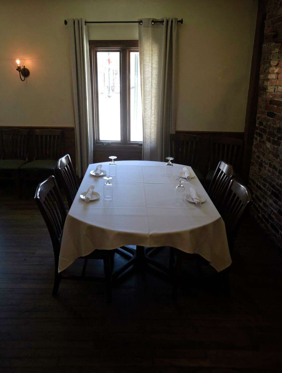 One of the dining rooms of La Zingara Ristorante in Bethel. Because of COVID restrictions La Zingara has reduced the amount of seating in the restaurant. Governor Ned Lamont recently announced plans to ease those restrictions., Bethel, Conn. Friday, March 5. 2021.