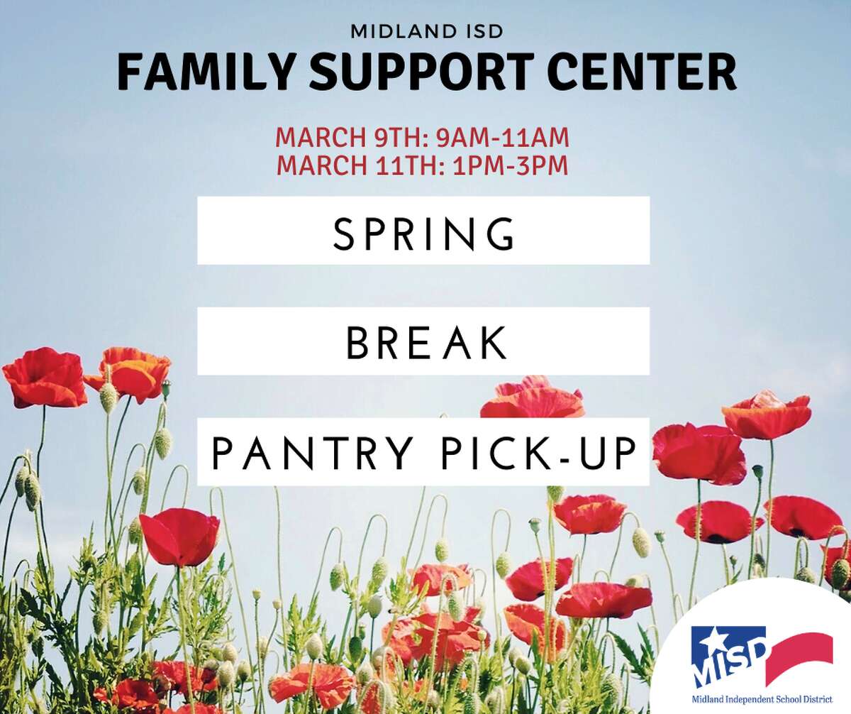 Midland ISD's Family Support Center is teaming up with the West Texas Food Bank to provide food baskets and hygiene supplies during the week of Spring Break.