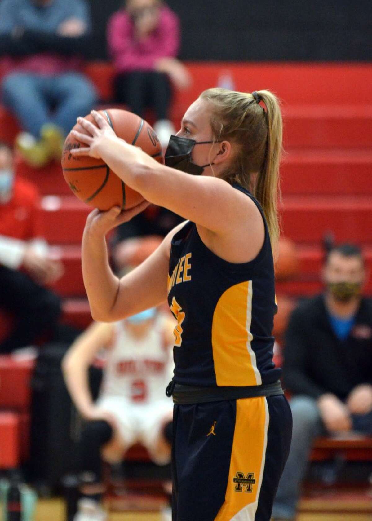 The Manistee girls basketball team topped Holton, 46-31, on the road Friday, March 5, 2021.