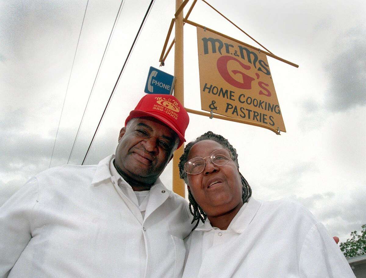 William and Addie Garner, owners of Mr. and Mrs. G's Home Cooking and Pastry on W.W. White Road. 
