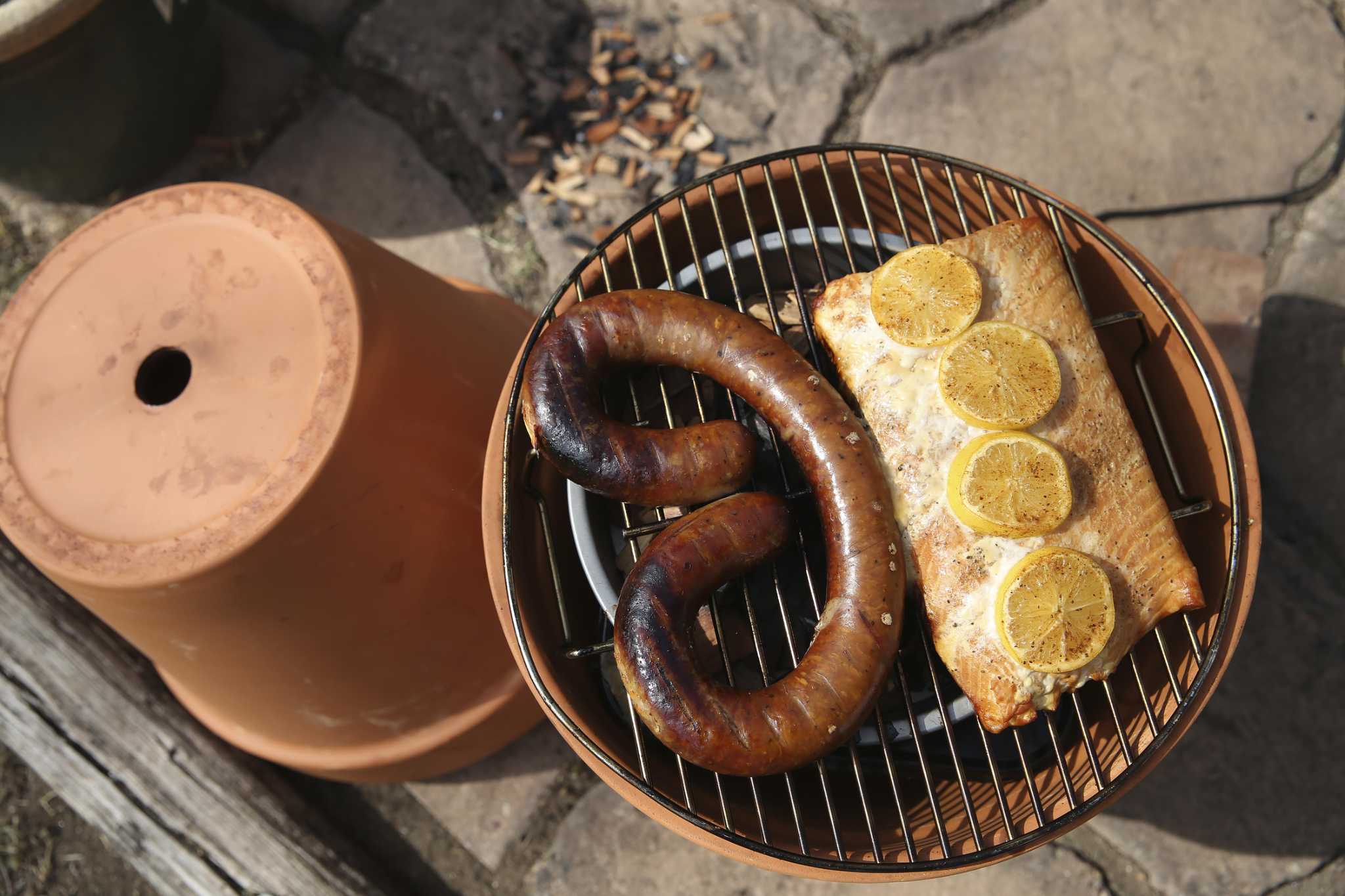 How To Diy Hack Your Own Smoker With Flower Pots And A Hot Plate A La Alton Brown