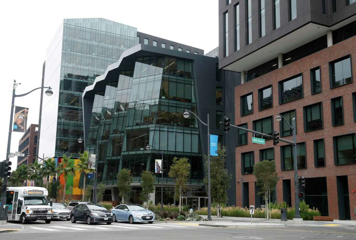 The Exchange office complex at 1800 Owens St. in San Francisco, was sold earlier this year and generated $64.8 million in real estate transfer taxes that have contributed to the city’s expected budget surplus.