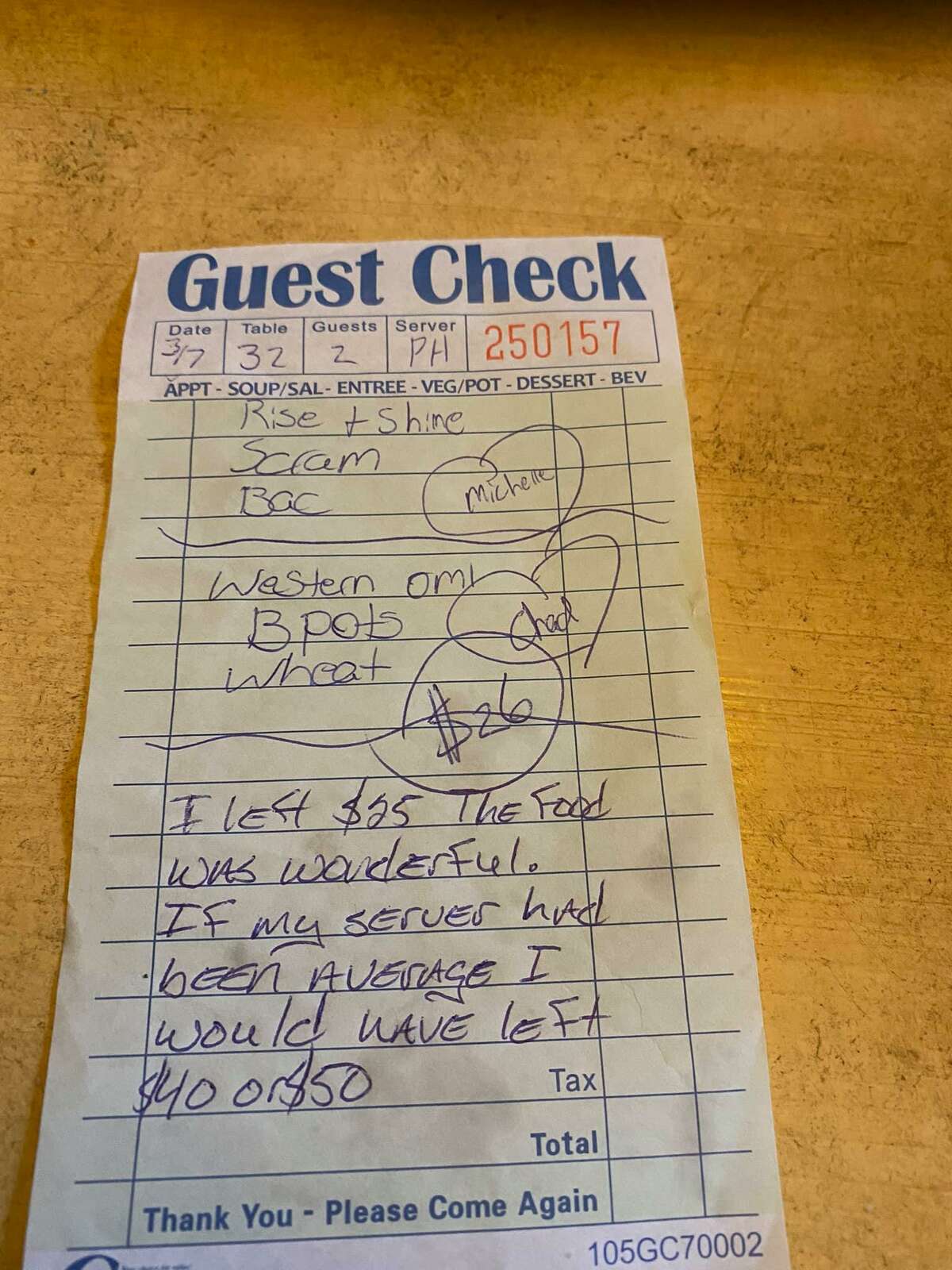 San Antonio is rallying around Comfort Café after the pay-what-you-can restaurant posted an example of the "rough" weekend staff experienced.