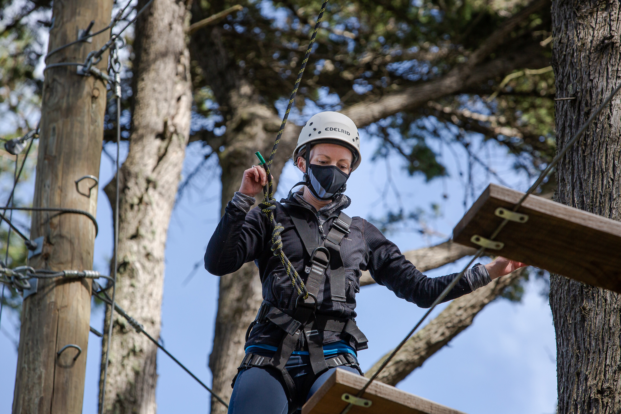 I tried San Francisco's new ropes course in McLaren Park. And I have a fear of heights. - Vimarsana News