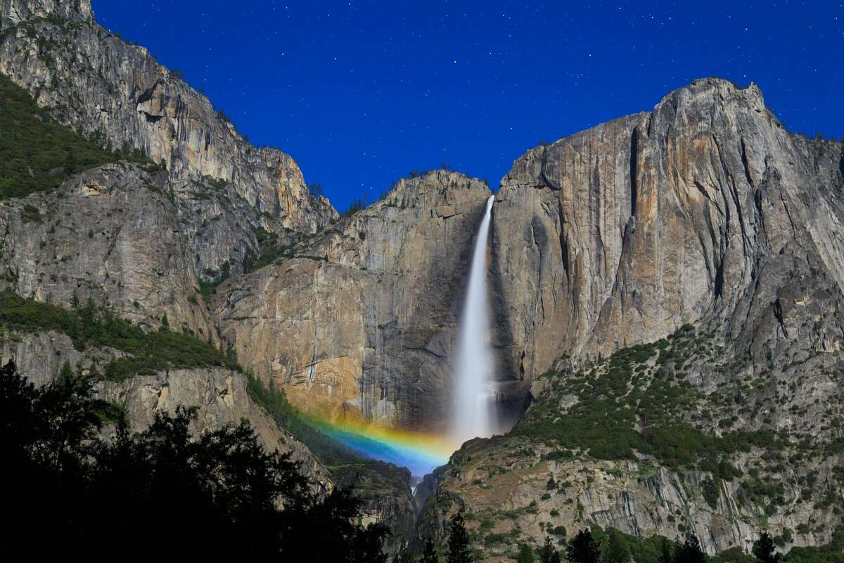 Lunar rainbows are both exciting and challenging to shoot, according to the photographer, because they depend upon so many things happening simultaneously.
