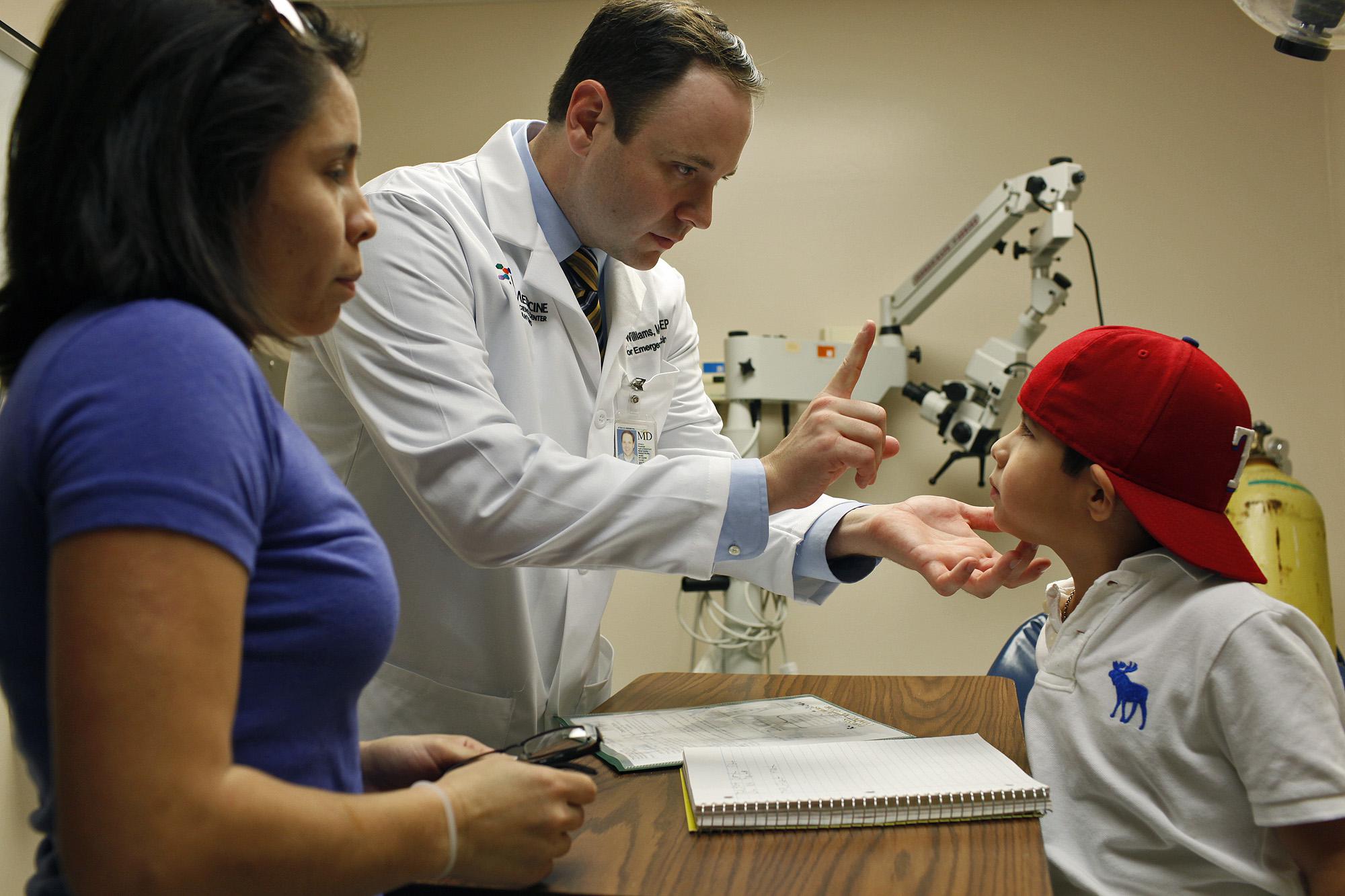 Lone Star Family Health Center Pink eye can be caused by bacteria, a