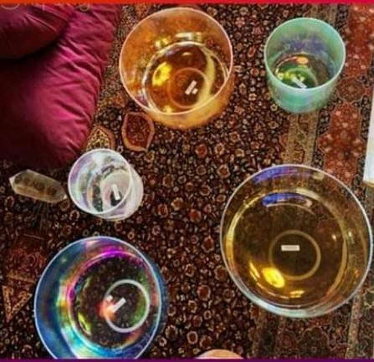 Check out Soundbath and Oracle Card Circle Sunday from 4:30-6 p.m. in Jacoby Arts Center's spacious art gallery space for a perfect late after noon retreat for self care! What better way to start the week off! Ease the mind and body with a relaxing and restorative soundbath that calms the nervous system (which can last for days). It prepares you for the Oracle Card circle where intuitive messages will be explored for the card pulled. Take a yoga mat, blanket to lie on and a blanket to cover and your own mug for tea. Cost $40 per person.
