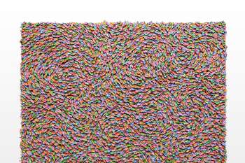 Robert Sagerman's painting are on display as part of the "Sagerman and Clement: High-Performance Color" exhibit at Heather Gaudio Fine Art in New Canaan.