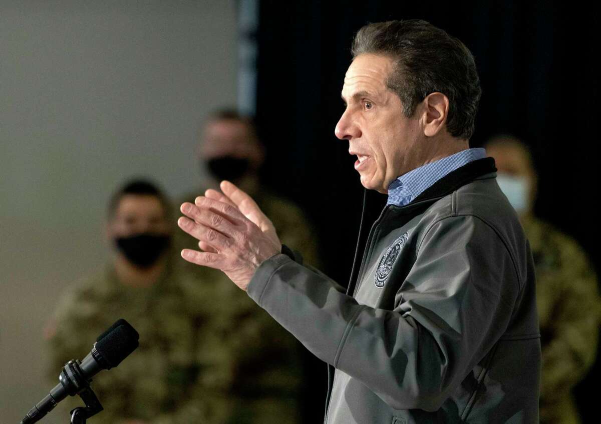 Gov. Andrew M. Cuomo in Syracuse on Tuesday, just hours before new sexual harassment allegations against him were reported. (Office of the Governor)