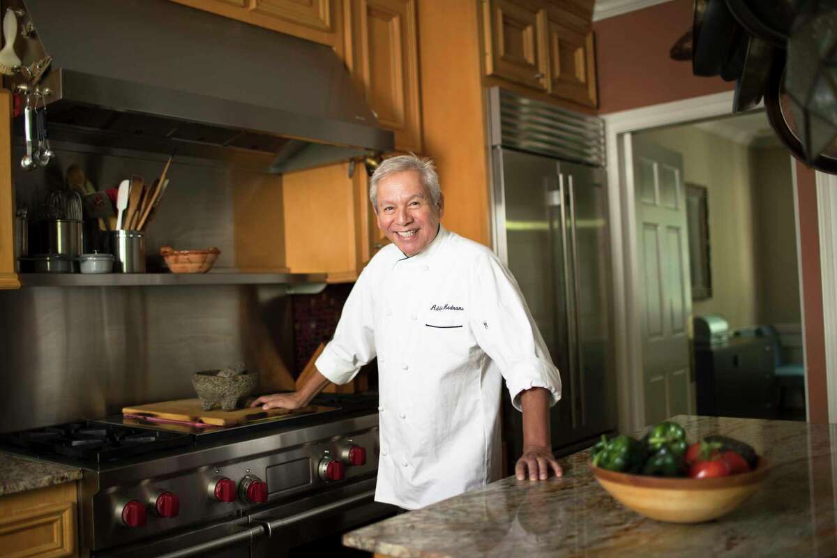 Adán Medrano at his home kitchen in Houston. He is the writer and executive producer of the new documentary “Truly Texas Mexican.”