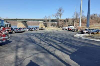 Local and state police search for missing 11-year-old Aiden Blanchard in Chicopee, Mass., on March 3, 2021. On March 10, 2021, Connecticut authorities joined the search near the state line.