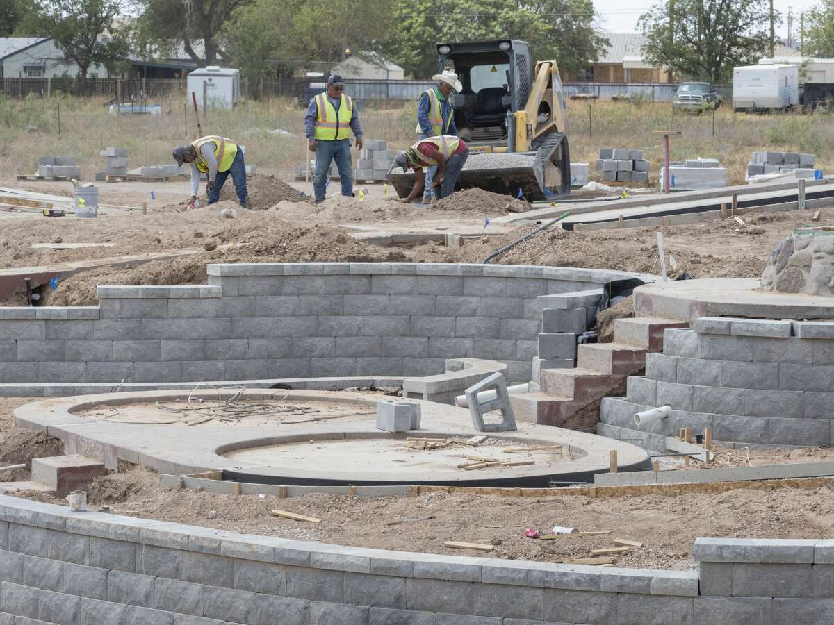 Work continues Sept. 2, 2020 at the new and improved Green Acres Miniature Golf off Hwy 80 and Todd Road.